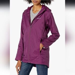 NEW ARCTIX womens Valley Fleece Lined Rain Jacket